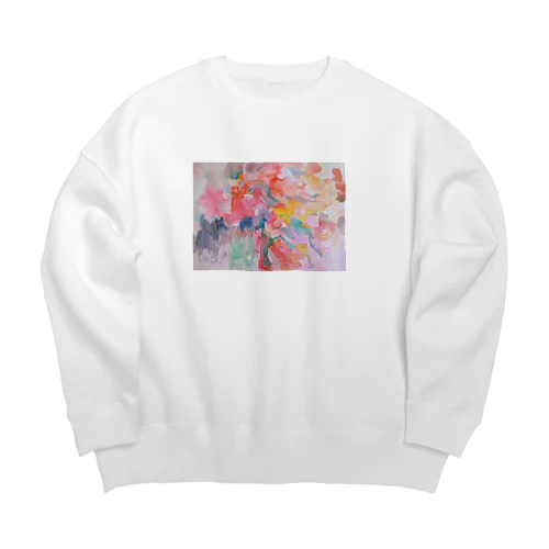 それはひまわりのように Big Crew Neck Sweatshirt