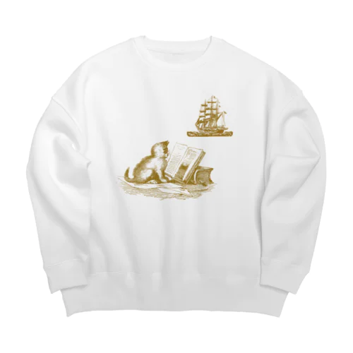 「船乗り猫のマリアーノ」』 ペットロス 愛猫 Big Crew Neck Sweatshirt