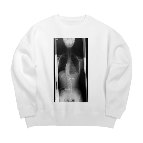 をに＠ぐんそーの背骨ヌード　無印 Big Crew Neck Sweatshirt