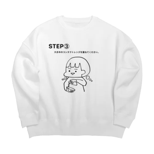 STEP③ Big Crew Neck Sweatshirt