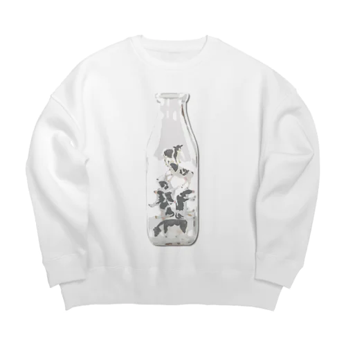 牛びん Big Crew Neck Sweatshirt