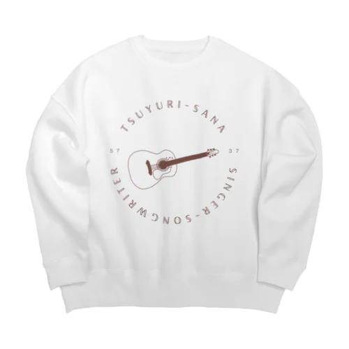 MY♡GUITER Big Crew Neck Sweatshirt