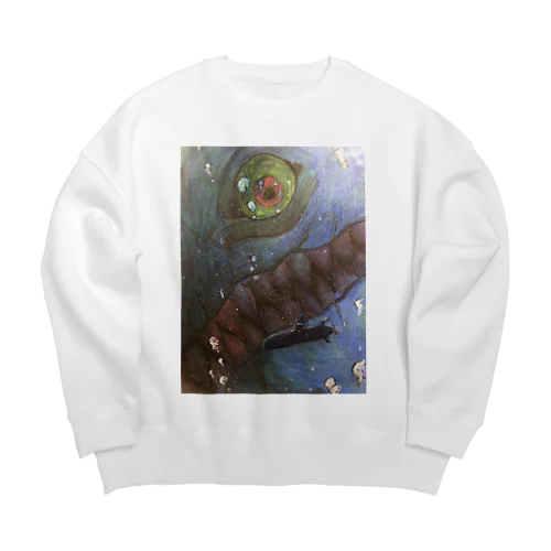 Unknown seabed Big Crew Neck Sweatshirt