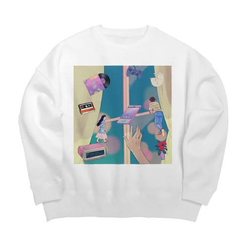 anime #02 Big Crew Neck Sweatshirt