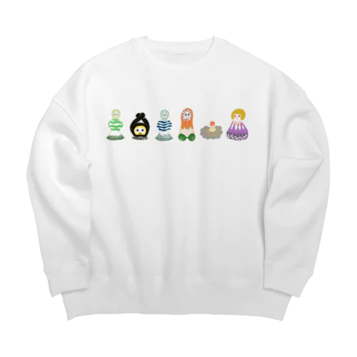 いきものたち Big Crew Neck Sweatshirt