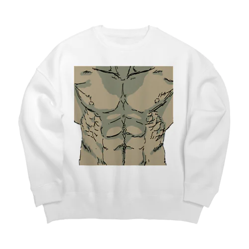 筋肉 Big Crew Neck Sweatshirt