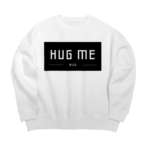 ▼HUG ME -m.z.g- Big Crew Neck Sweatshirt