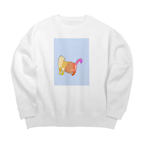 カラフルネコ Big Crew Neck Sweatshirt