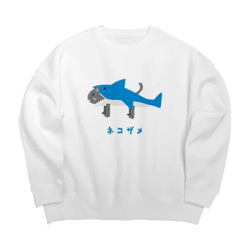 ネコザメ Big Crew Neck Sweatshirt