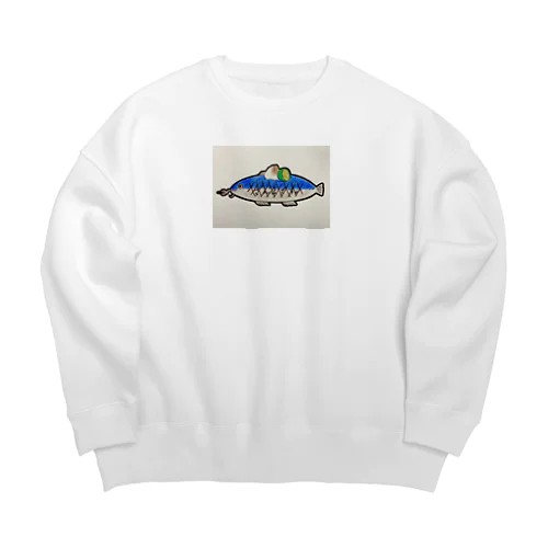 さんまです。 Big Crew Neck Sweatshirt