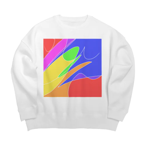 色 Big Crew Neck Sweatshirt