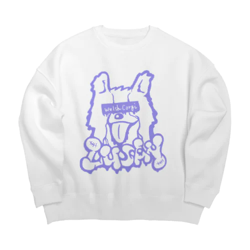 コーギーちゃんビックスウェット Big Crew Neck Sweatshirt