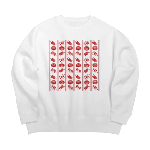 新総理誕生記念｢翼 菊 琴｣(よく きく こと) Big Crew Neck Sweatshirt