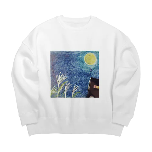 さるちゃん×琴音ちゃんコラボ Big Crew Neck Sweatshirt