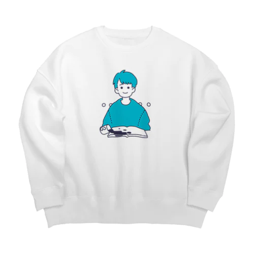 こぼすくん Big Crew Neck Sweatshirt