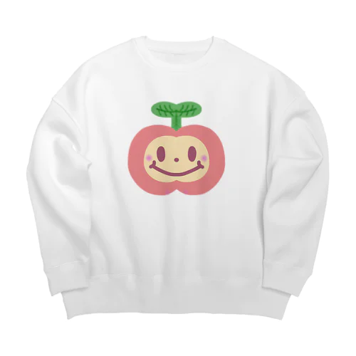 アップルちゃん Big Crew Neck Sweatshirt