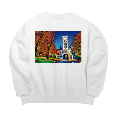 ドイツ ランツベルクのバイエルン門 Big Crew Neck Sweatshirt