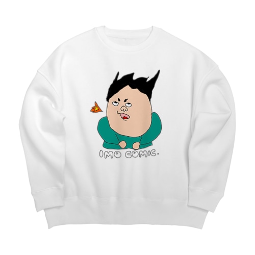 芋コミック Big Crew Neck Sweatshirt
