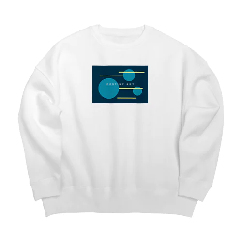 DESTINY ART(no.1) Big Crew Neck Sweatshirt