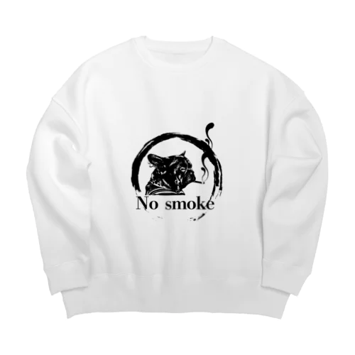 No smokeフレブル Big Crew Neck Sweatshirt