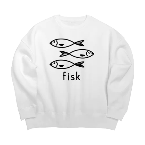 おさかな大好きFISK ビッグシルエットスウェット