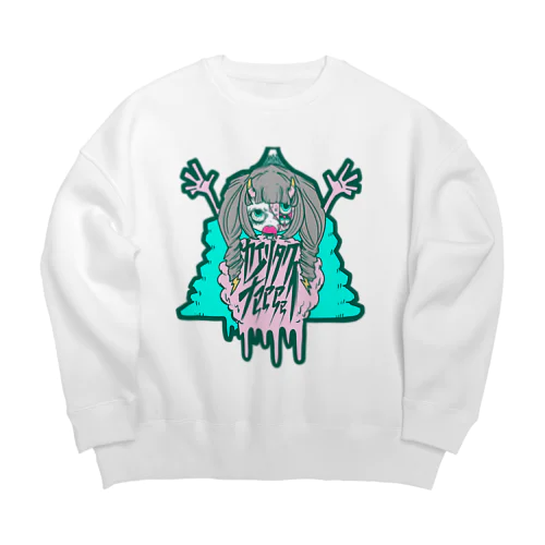 樹海ザ⭐ビッグフジヤマ子ちゃん Big Crew Neck Sweatshirt