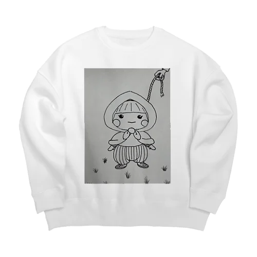 冬場のアカリちゃん Big Crew Neck Sweatshirt