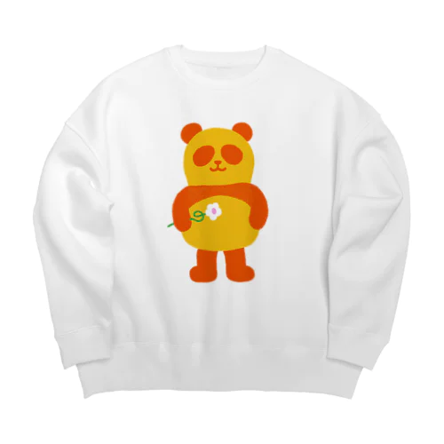 あったかパンダ Big Crew Neck Sweatshirt