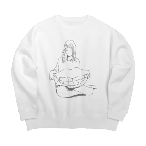 ビッグマウスガール Big Crew Neck Sweatshirt