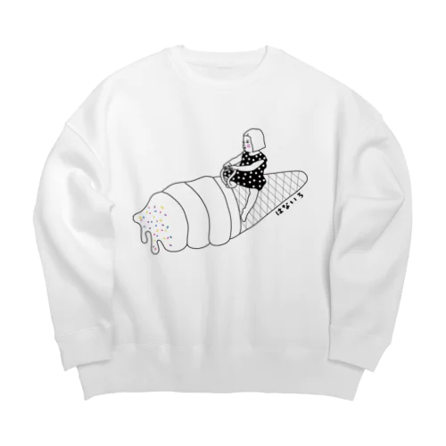 童乗　アイスクリーム Big Crew Neck Sweatshirt