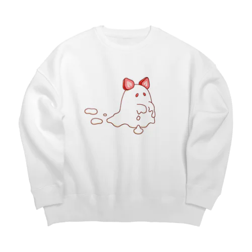 けーきもんすたー Big Crew Neck Sweatshirt