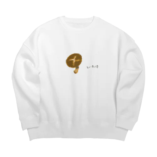 世の中にはしいたけが嫌いなヤツが意外に多い。 Big Crew Neck Sweatshirt