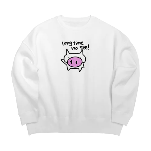 久しぶり！ Big Crew Neck Sweatshirt