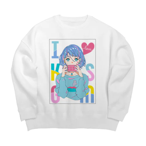 かごらぶ Big Crew Neck Sweatshirt