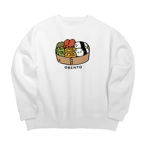 小粒パンダOBENTO！ Big Crew Neck Sweatshirt