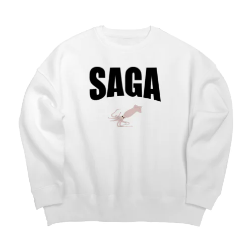 SAGAいか名物 Big Crew Neck Sweatshirt