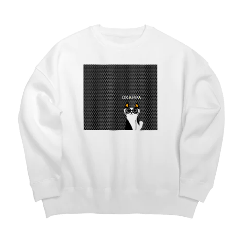 おかっぱサクラ、サングラスがにあう Big Crew Neck Sweatshirt