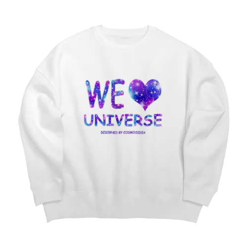 WE LOVE UNIVERSE  Big Crew Neck Sweatshirt