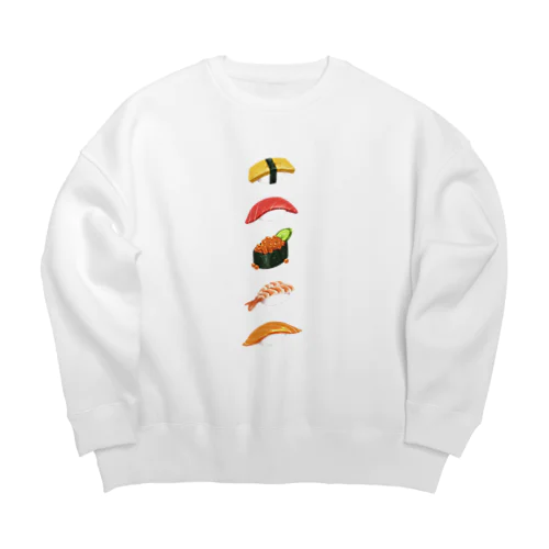 寿司アソート Big Crew Neck Sweatshirt