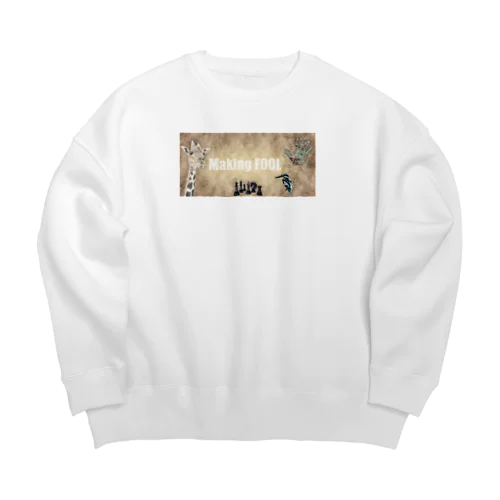 Making FOOL 001 Big Crew Neck Sweatshirt