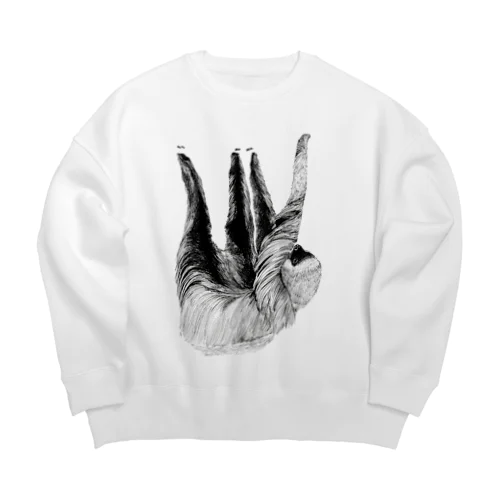 フタユビナマケモノ Big Crew Neck Sweatshirt