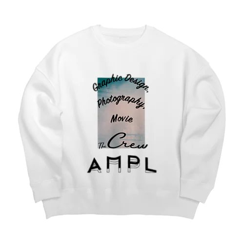 AMPL LOGO FOG Big Crew Neck Sweatshirt