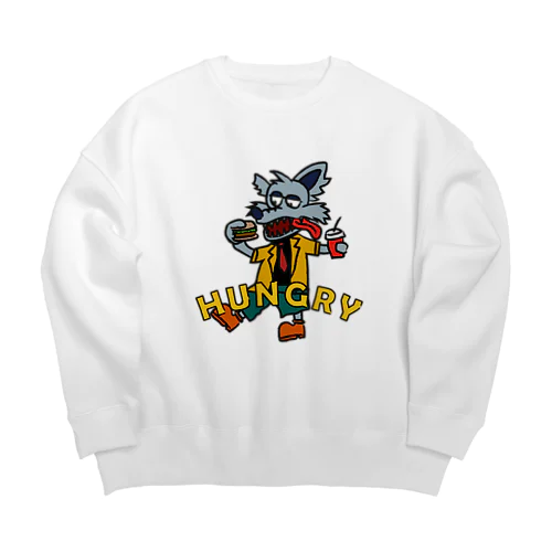 ハングリーウルフ Big Crew Neck Sweatshirt