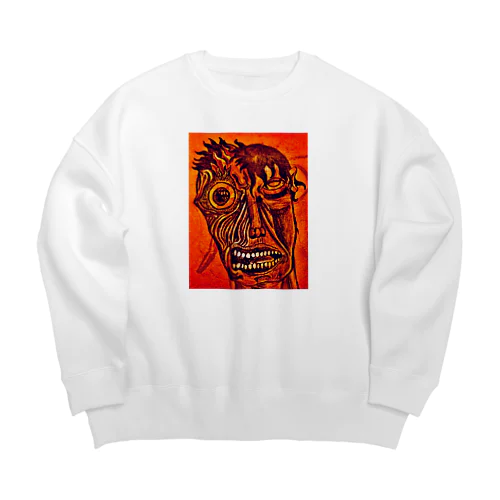 心が掻ける Big Crew Neck Sweatshirt