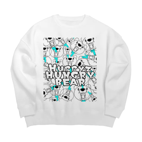 Hurryz HUNGRY BEAR たくさんシリーズ Big Crew Neck Sweatshirt