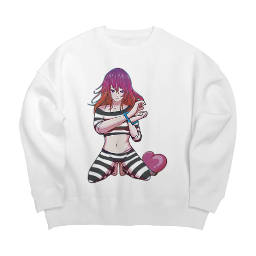 SNS依存症（インスタ Ver） Big Crew Neck Sweatshirt