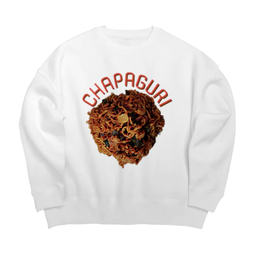 CHAPAGURI-짜파구리- Tシャツ Big Crew Neck Sweatshirt