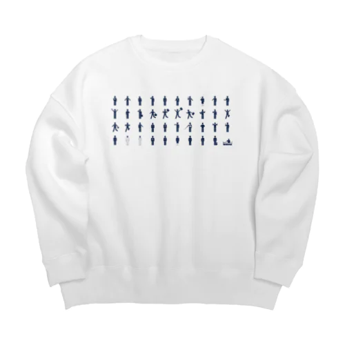 ピクトグラム学生 Big Crew Neck Sweatshirt