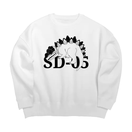 Sweets Dinosaur 05 Big Crew Neck Sweatshirt