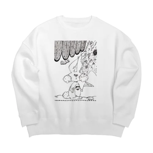 うさ恋★白黒に〠恋してる Big Crew Neck Sweatshirt